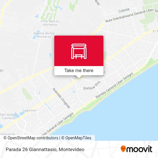 Parada 26 Giannattasio map