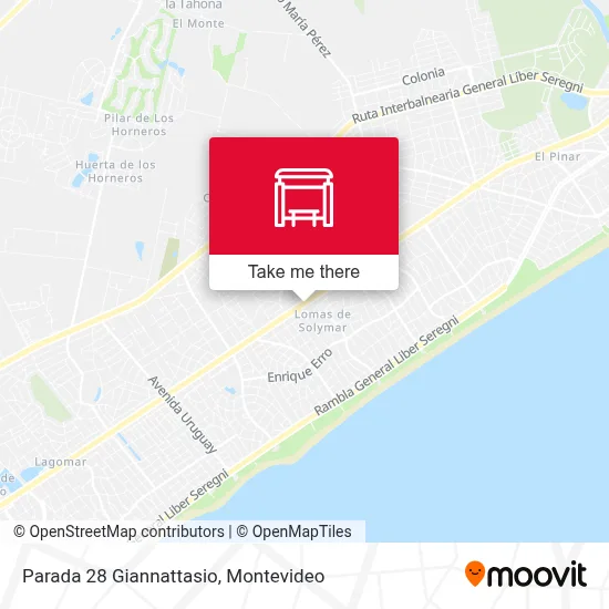 Parada 28 Giannattasio map