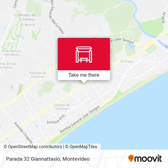 Parada 32 Giannattasio map