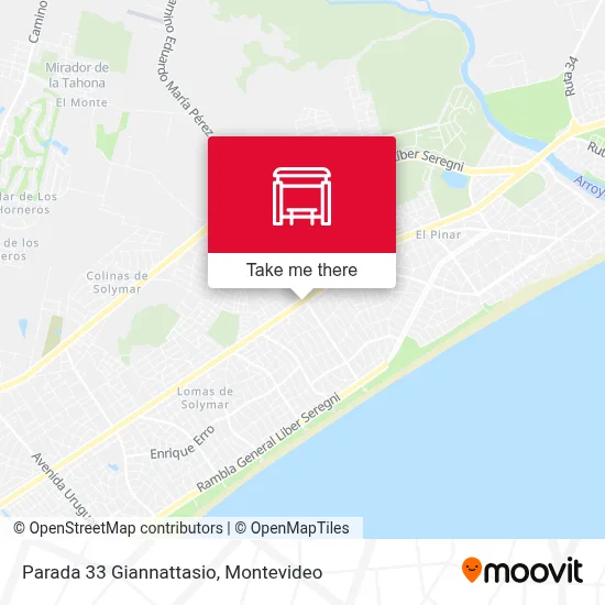 Parada 33 Giannattasio map
