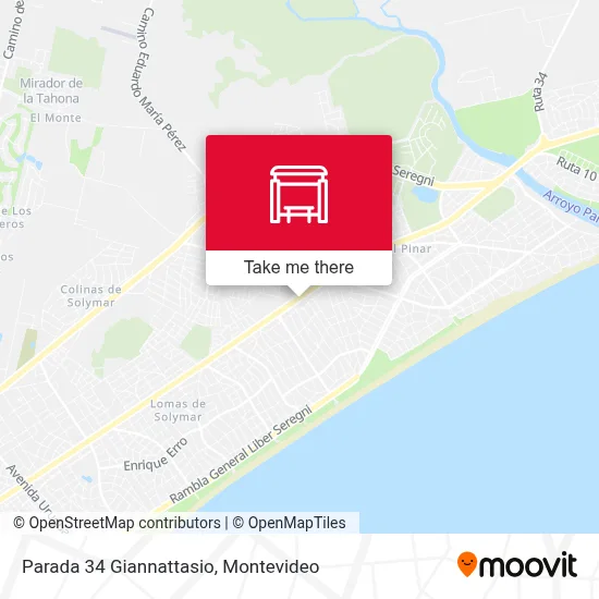 Parada 34 Giannattasio map