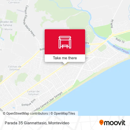 Parada 35 Giannattasio map