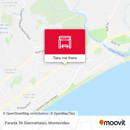 Parada 36 Giannattasio map