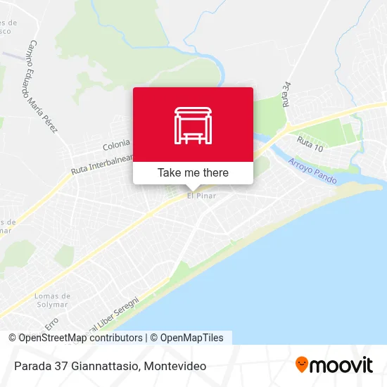 Parada 37 Giannattasio map