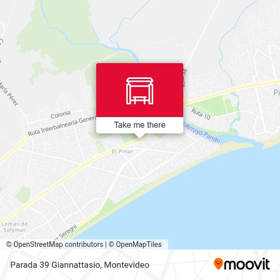 Parada 39 Giannattasio map