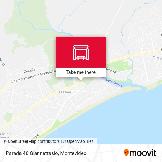 Parada 40 Giannattasio map