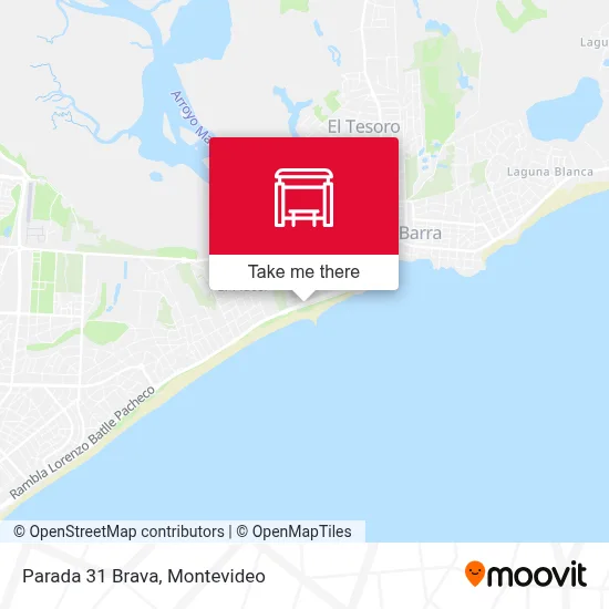 Parada 31 Brava map