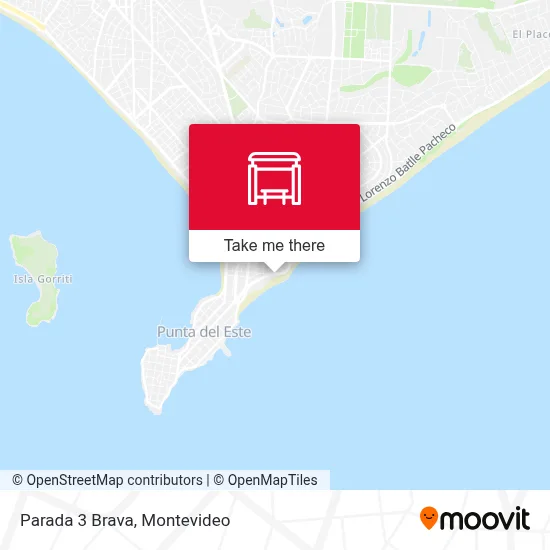 Parada 3 Brava map