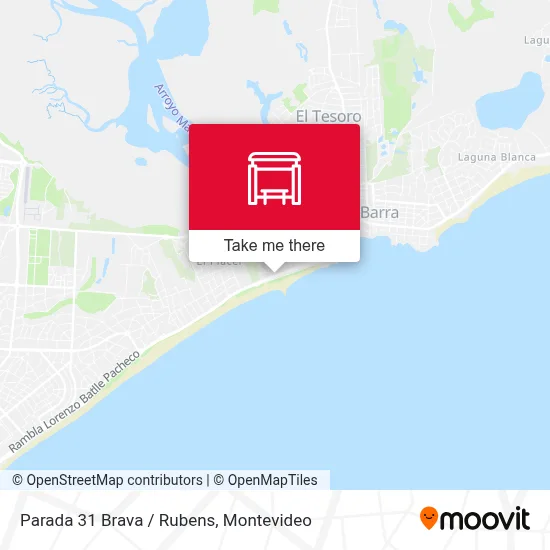 Parada 31 Brava / Rubens map
