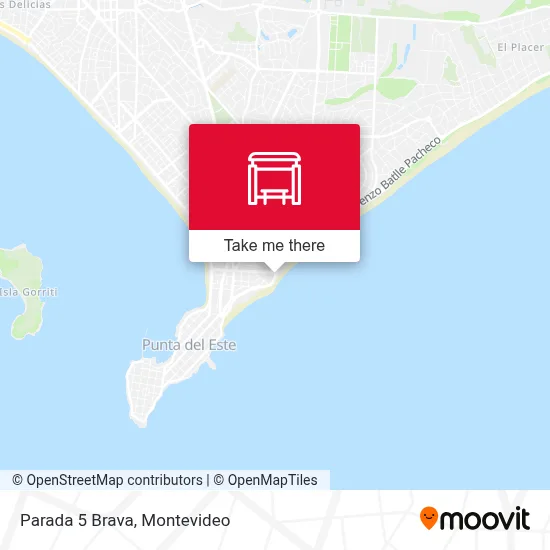 Parada 5 Brava map