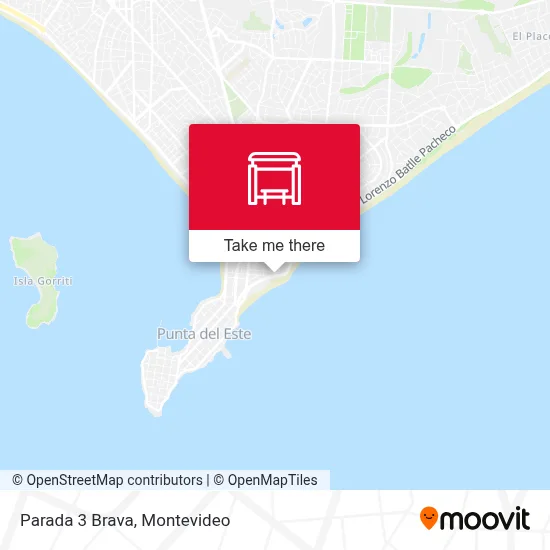 Parada 3 Brava map