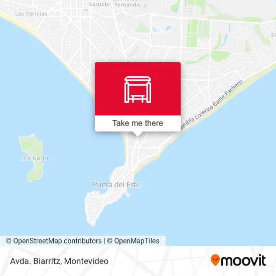 Avda. Biarritz map