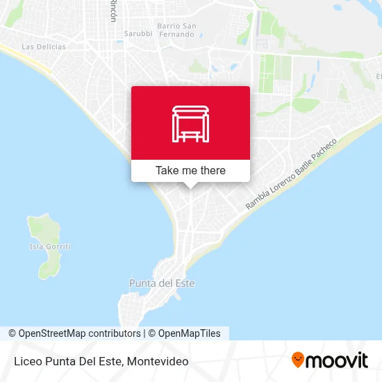Liceo Punta Del Este map