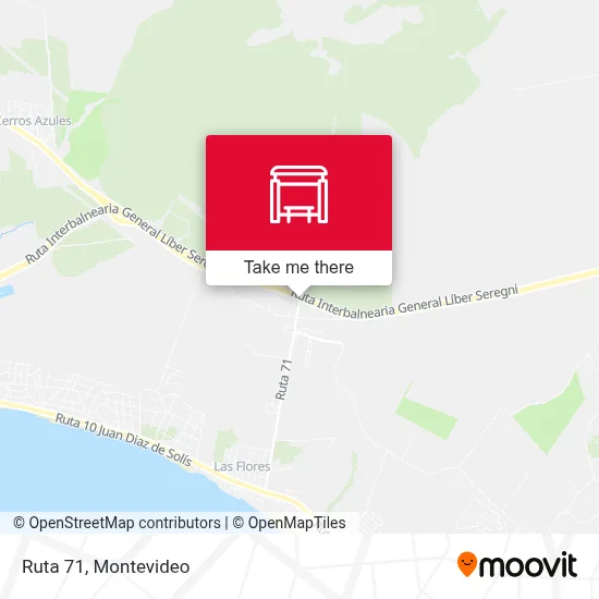 Ruta 71 map