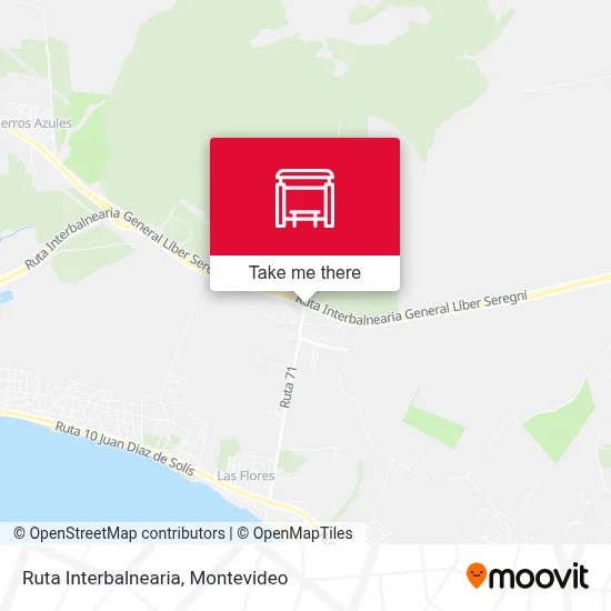 Ruta Interbalnearia map