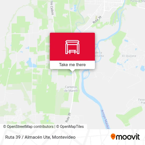 Ruta 39 / Almacén Ute map