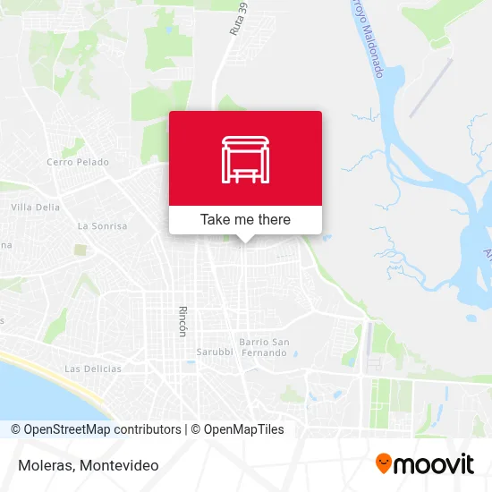 Moleras map