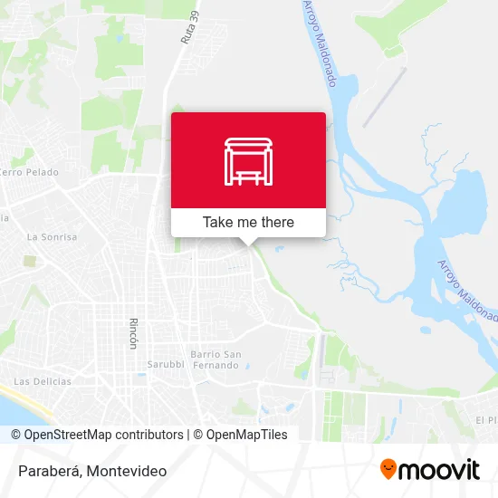 Paraberá map