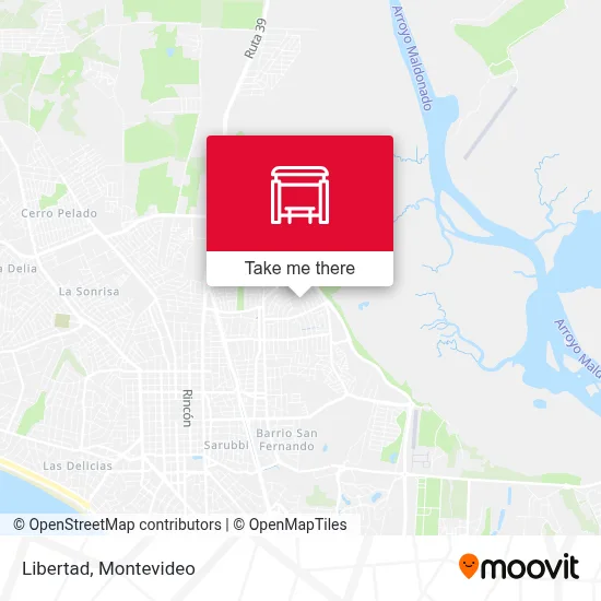 Libertad map