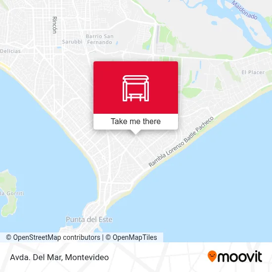 Avda. Del Mar map