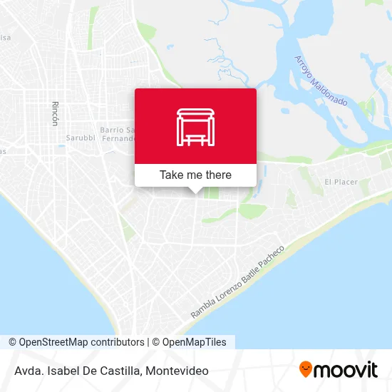 Avda. Isabel De Castilla map