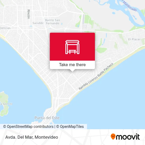 Avda. Del Mar map
