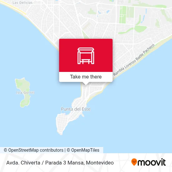 Avda. Chiverta / Parada 3 Mansa map