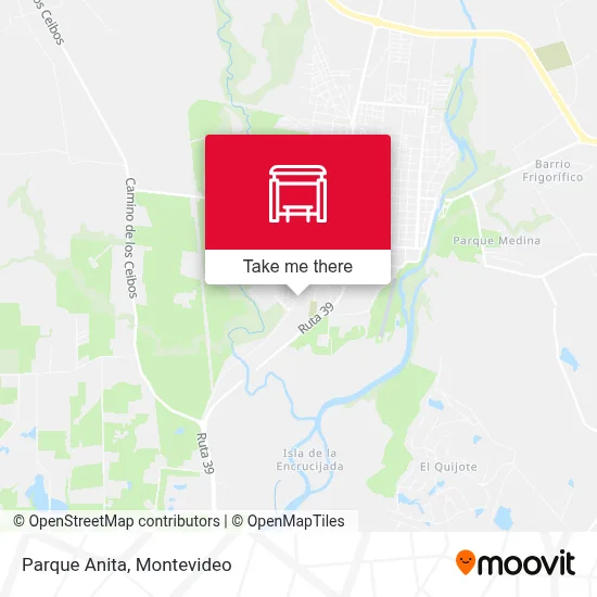 Parque Anita map