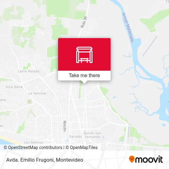 Avda. Emilio Frugoni map