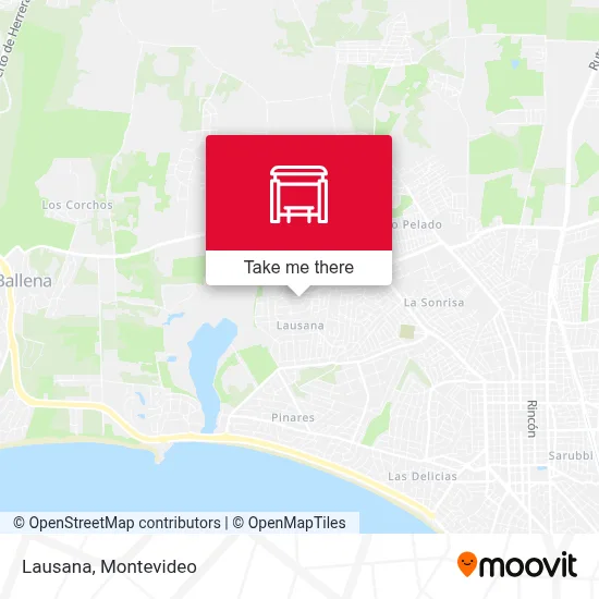 Lausana map