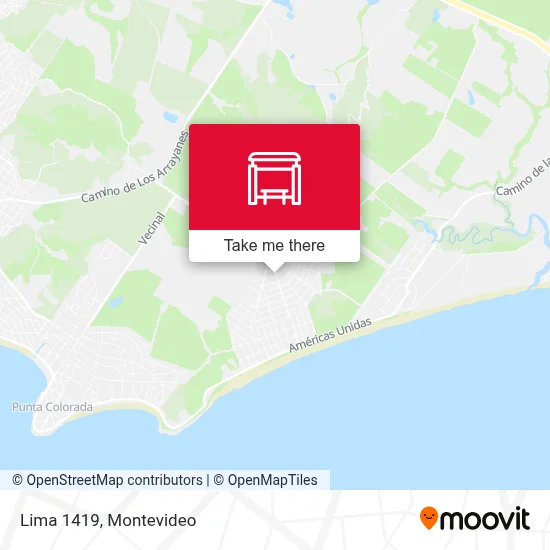 Lima 1419 map