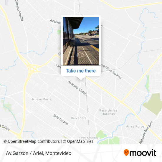 Av.Garzon / Ariel map