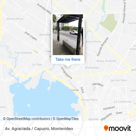 Av. Agraciada / Capurro map
