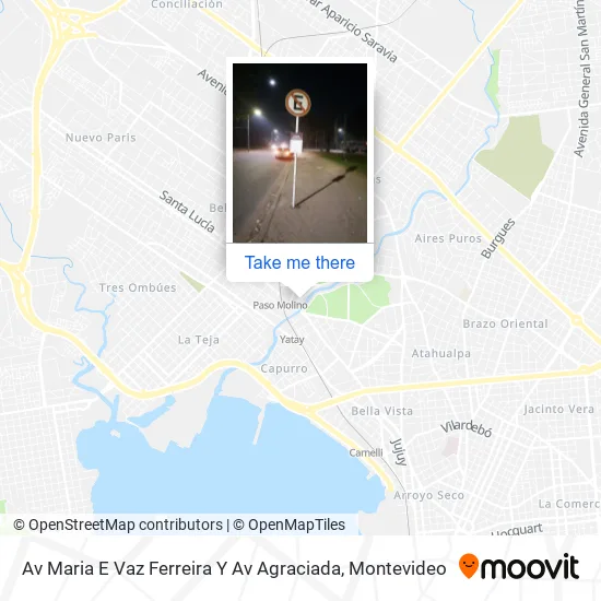 Mapa de Av Maria E Vaz Ferreira Y Av Agraciada