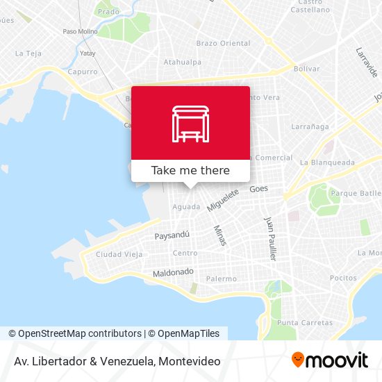 Av. Libertador & Venezuela map