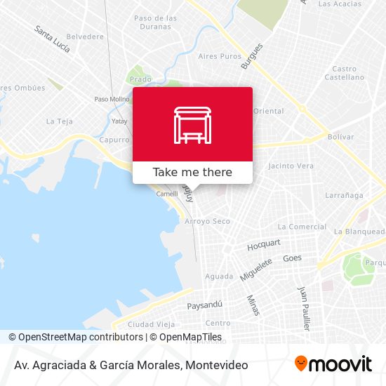 Mapa de Av. Agraciada & García Morales