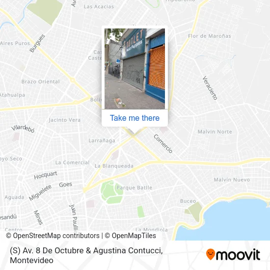 Mapa de (S) Av. 8 De Octubre & Agustina Contucci