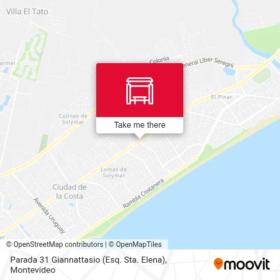 Parada 31 Giannattasio (Esq. Sta. Elena) map
