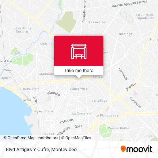 Blvd Artigas Y Cufré map