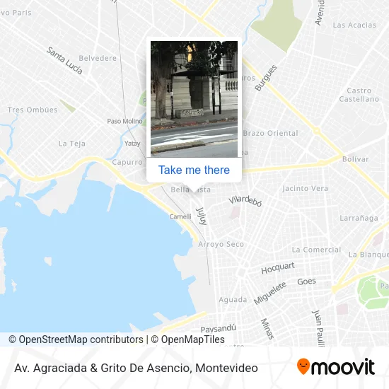Mapa de Av. Agraciada & Grito De Asencio
