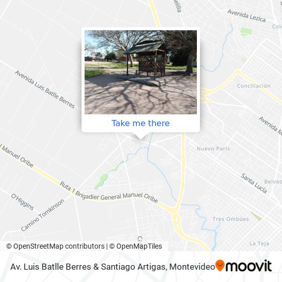 Mapa de Av. Luis Batlle Berres & Santiago Artigas