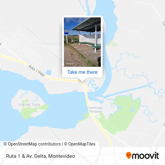 Ruta 1 & Av. Delta map