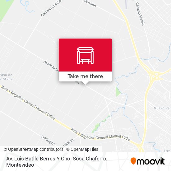 Mapa de Av. Luis Batlle Berres Y Cno. Sosa Chaferro