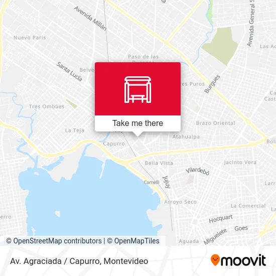 Av. Agraciada / Capurro map