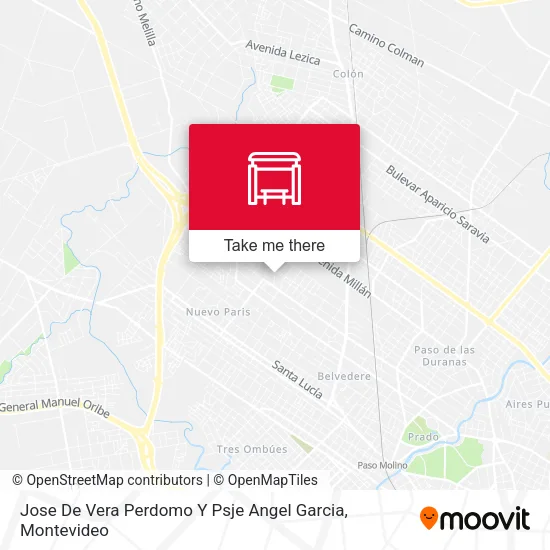 Mapa de Jose De Vera Perdomo Y Psje Angel Garcia