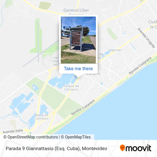 Parada 9 Giannattasio (Esq. Cuba) map