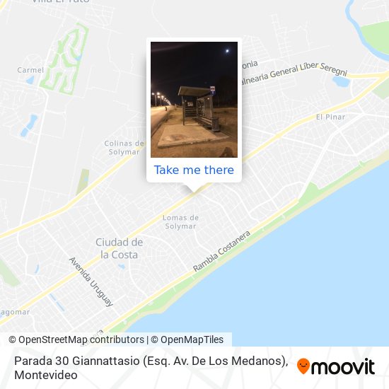 Parada 30 Giannattasio (Esq. Av. De Los Medanos) map