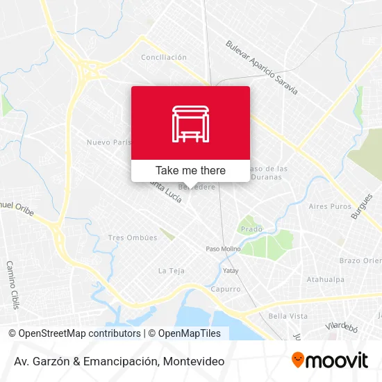 Mapa de Av. Garzón & Emancipación