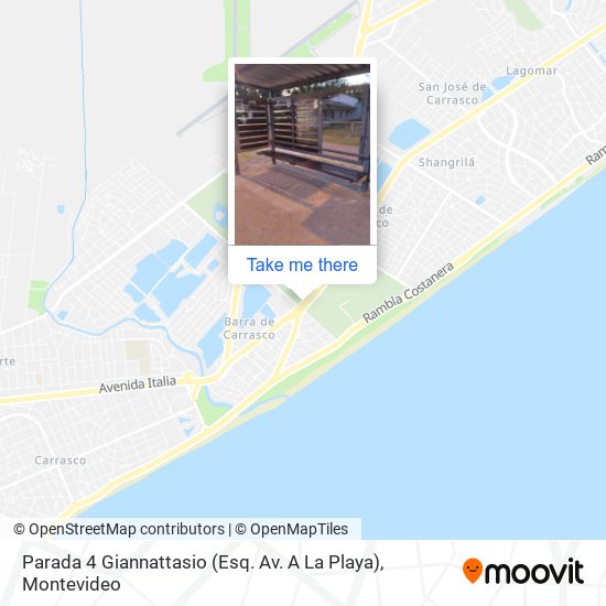 Parada 4 Giannattasio (Esq. Av. A La Playa) map