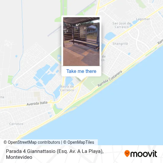 Parada 4 Giannattasio (Esq. Av. A La Playa) map
